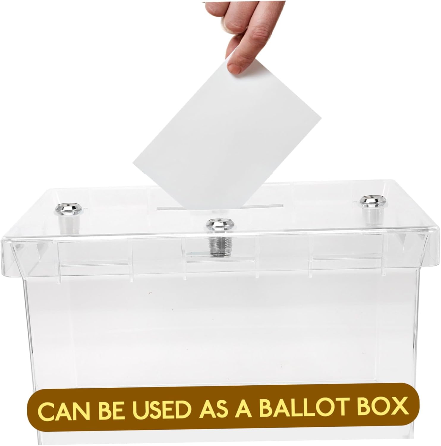 Wedding Shoes Hiding Box with Lockable Acrylic Card Box, Lock Storage for Wedding Party Supplies and Money Donations