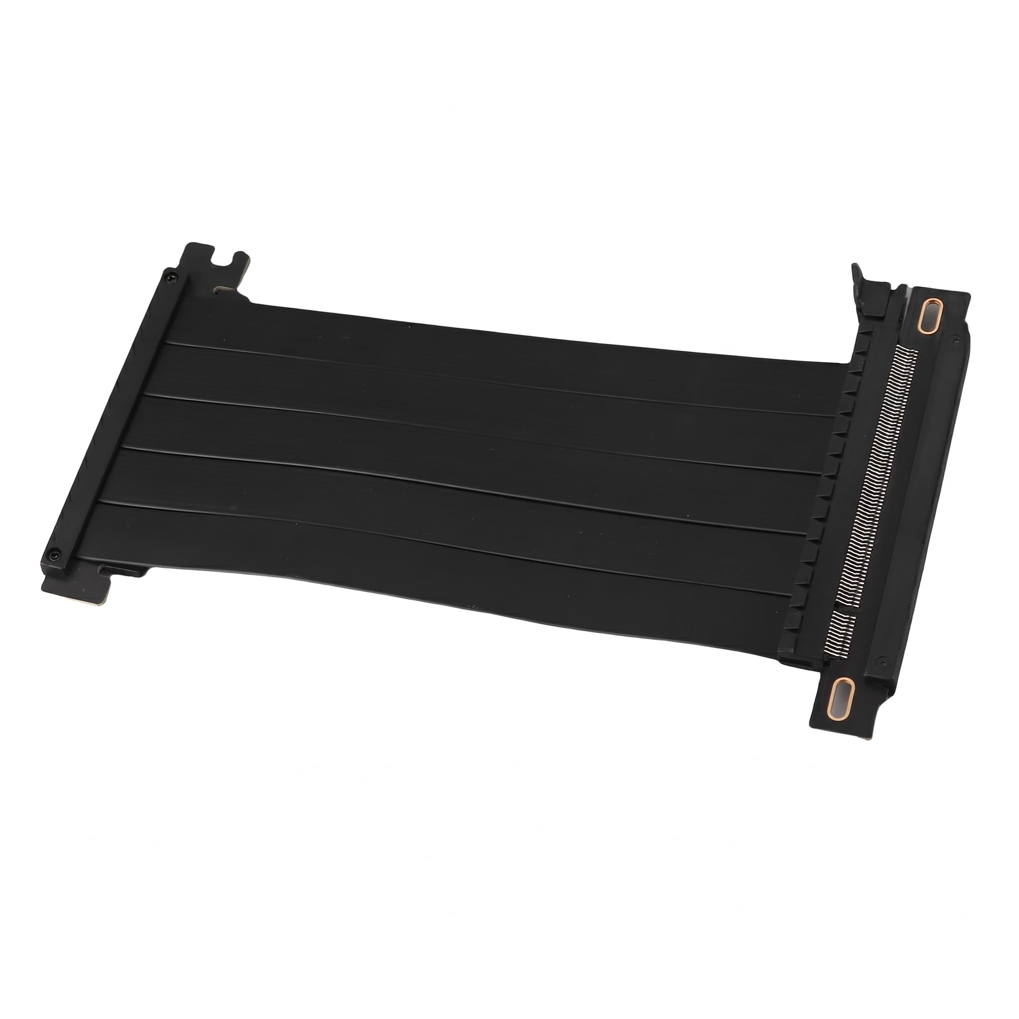 PCIE 4.0 X16 Cavo di Prolunga Flessibile Ad Alta velocità, Cavo di Prolunga VGA PCIE 4.0 Inverso a Doppia Faccia da 180 Gradi per Scheda Grafica GPU, Trasmissione 128 Gbps (Nero)