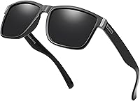 Vista 34 de Gafas de sol deportivas polarizadas para hombre Ciclismo Correr Pesca Golf Moda Gafas de sol Mujeres HD6009 Lente polarizada con espejo azul y negro