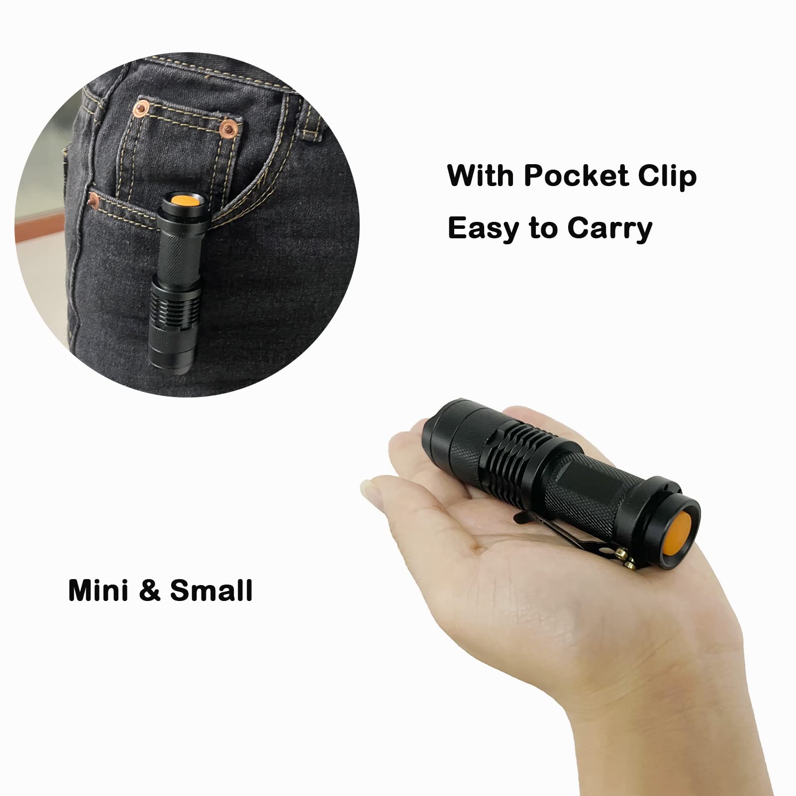 Potente 3 modo Zoomable LED luz verde linterna antorcha para visión nocturna pesca caza 3