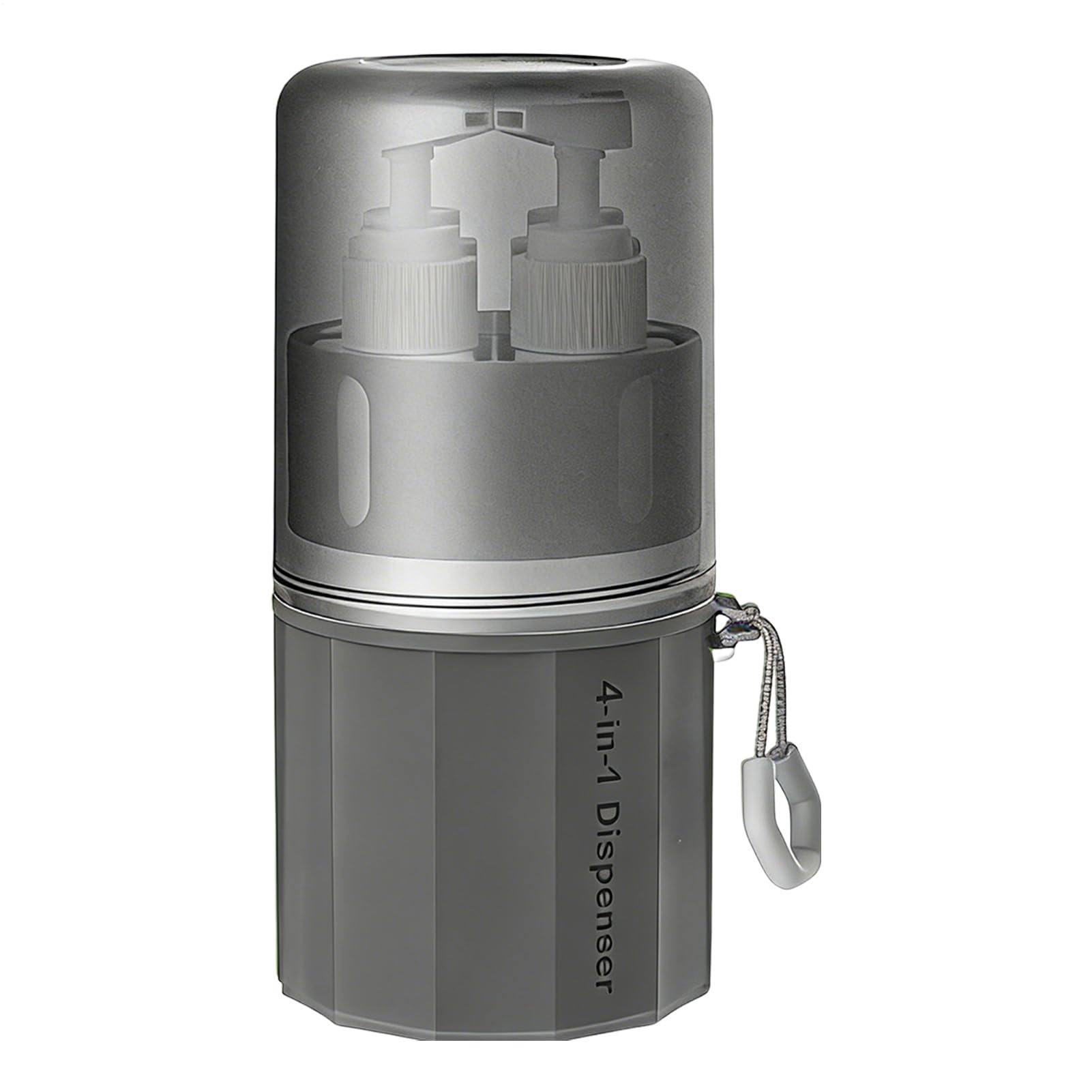 Accessoire de voyage pour le camping et bouteille distributrice 4 en 1