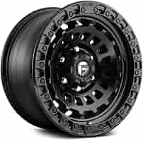 Amazon.com: FUEL Zephyr BD-Matte BLK Wheel with Painted (17