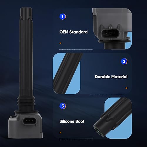 Vista 655 de ECCPP Bobinas de encendido portátiles de repuesto para automóvil compatibles con Infiniti I30/para Nissan Maxima 3.0L V6 2000-2001 Reemplazo