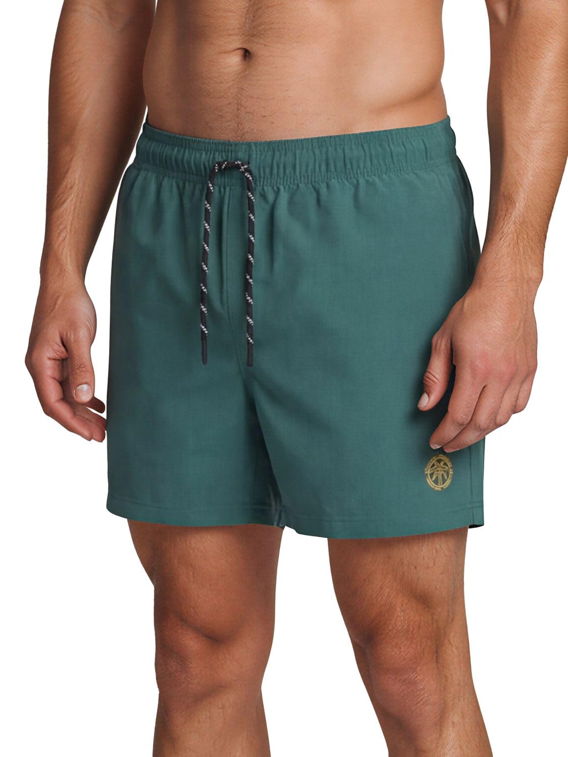 JACK & JONES Badehose Herren lang Regular fit Badeshorts 2er Pack JPSTMAUI Swim Mix Kurze Hosen Schwimmhose Shorts Schwarz Blau Grün Orange Rot S M L XL XXL 3XL