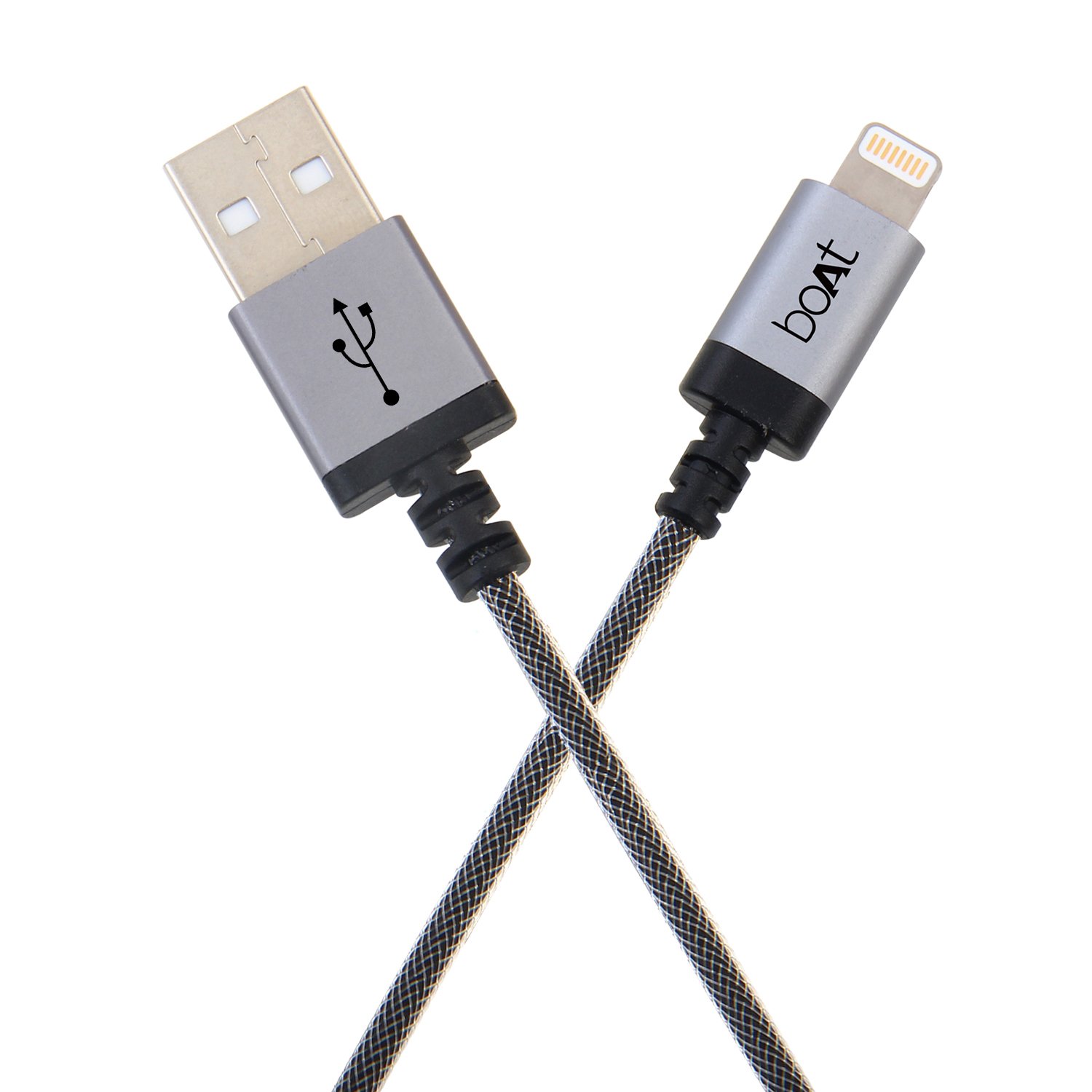 boAt LTG 500 Apple MFI Certified for iPhone, iPad and iPod 2Mtr Data Cable(Space Grey) (B0162K34H2) Amazon Price History, Amazon Price Tracker