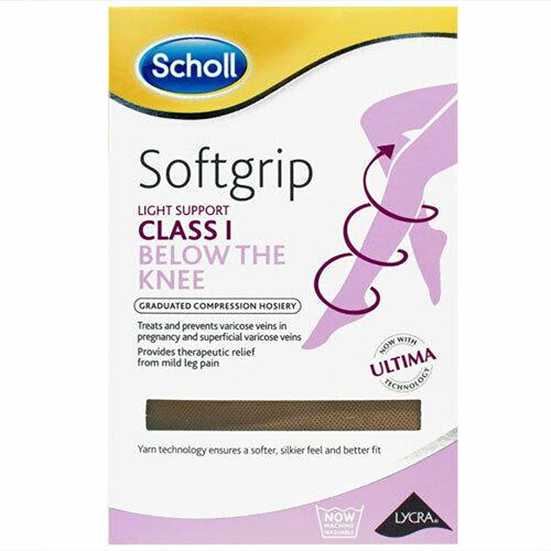 Dr. Scholl's Unisex Natural Scholl Below Knee Closed Toe Class 1 Sm