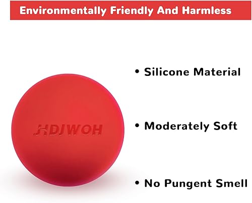 Miniatura 3 de Terapia de bola de masaje portátil de lacrosse, yoga, liberación miofascial y terapia de punto de activación, bola de masaje de espalda, rodillo de