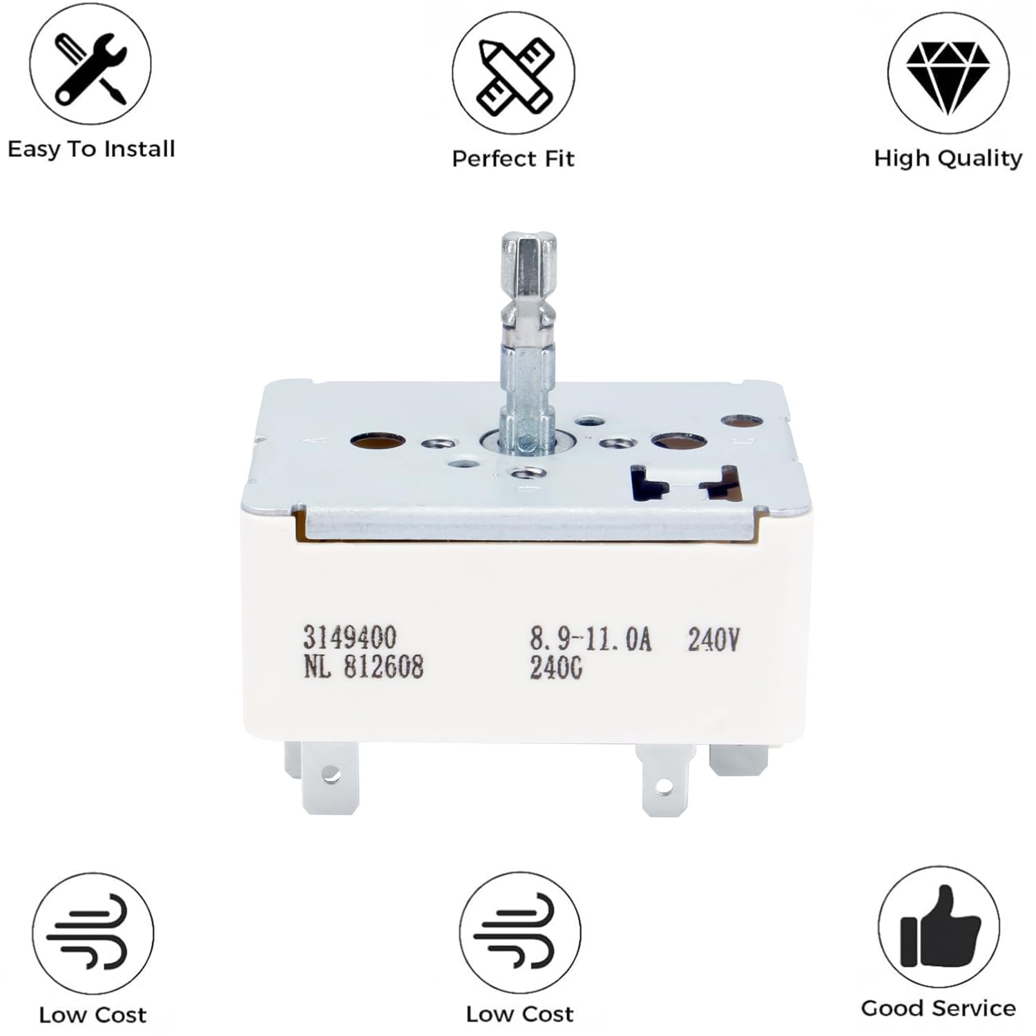 Amazon.com: 3148954 3148953 3148951 3149400 Range Infinite Switch