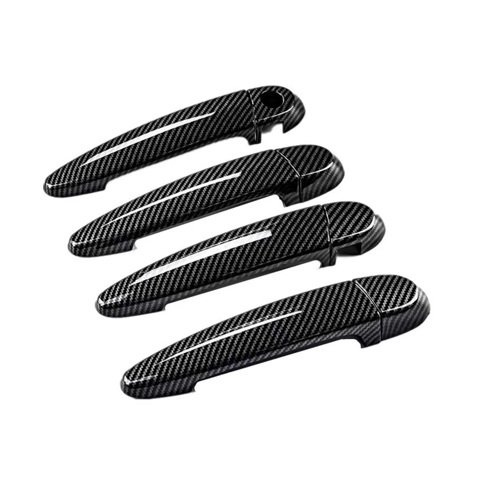 Cfdekoib Carbon Fiber Exterior Door Handle Cover Car Door Handle Trim Compatible With X2 For X3 For X4 Cap Cover Frame Plus Ultra Pair Set Accessories Cap Frame Plus Set