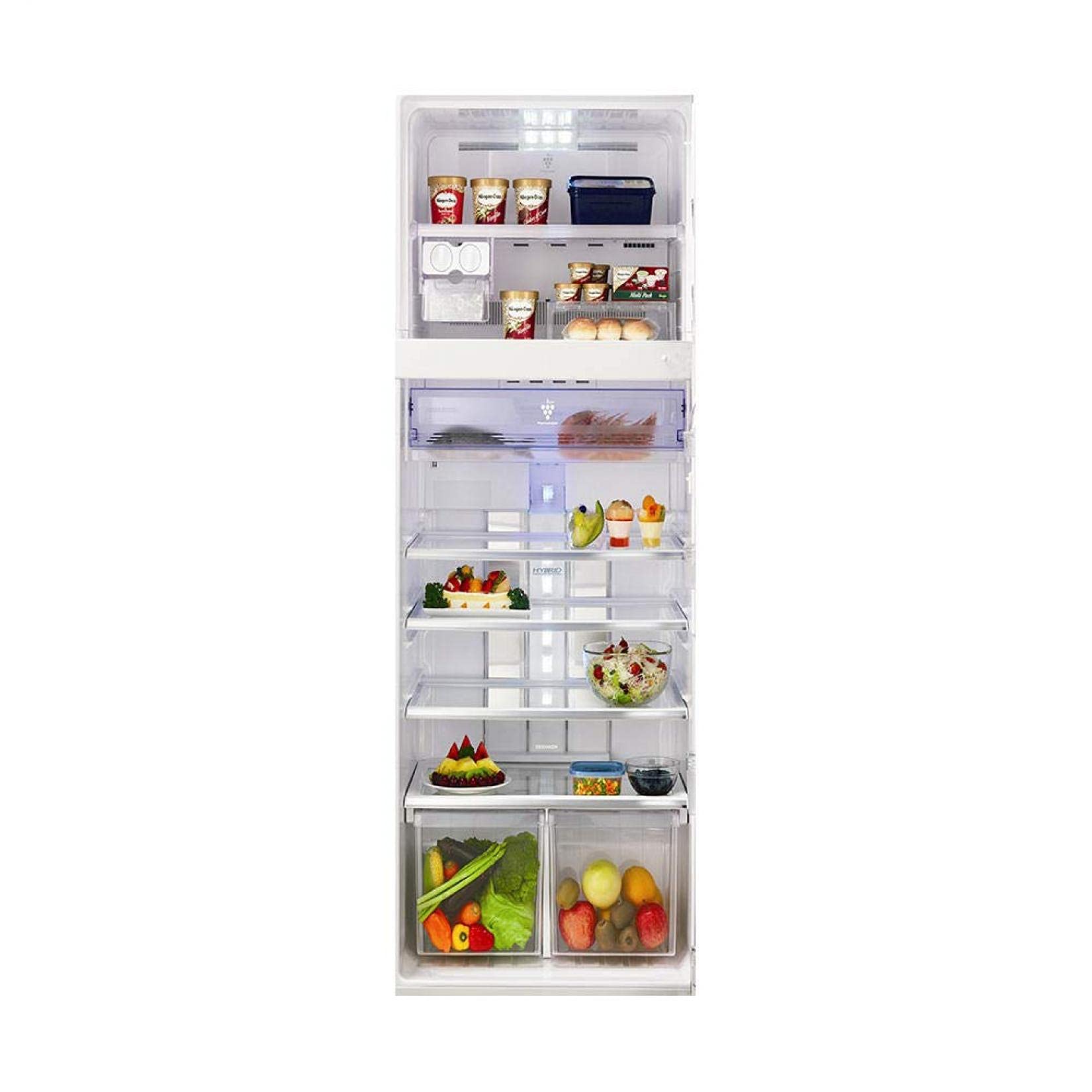 Autocollant de réfrigérateur rouge effet 3D cabine téléphonique stickers floraux