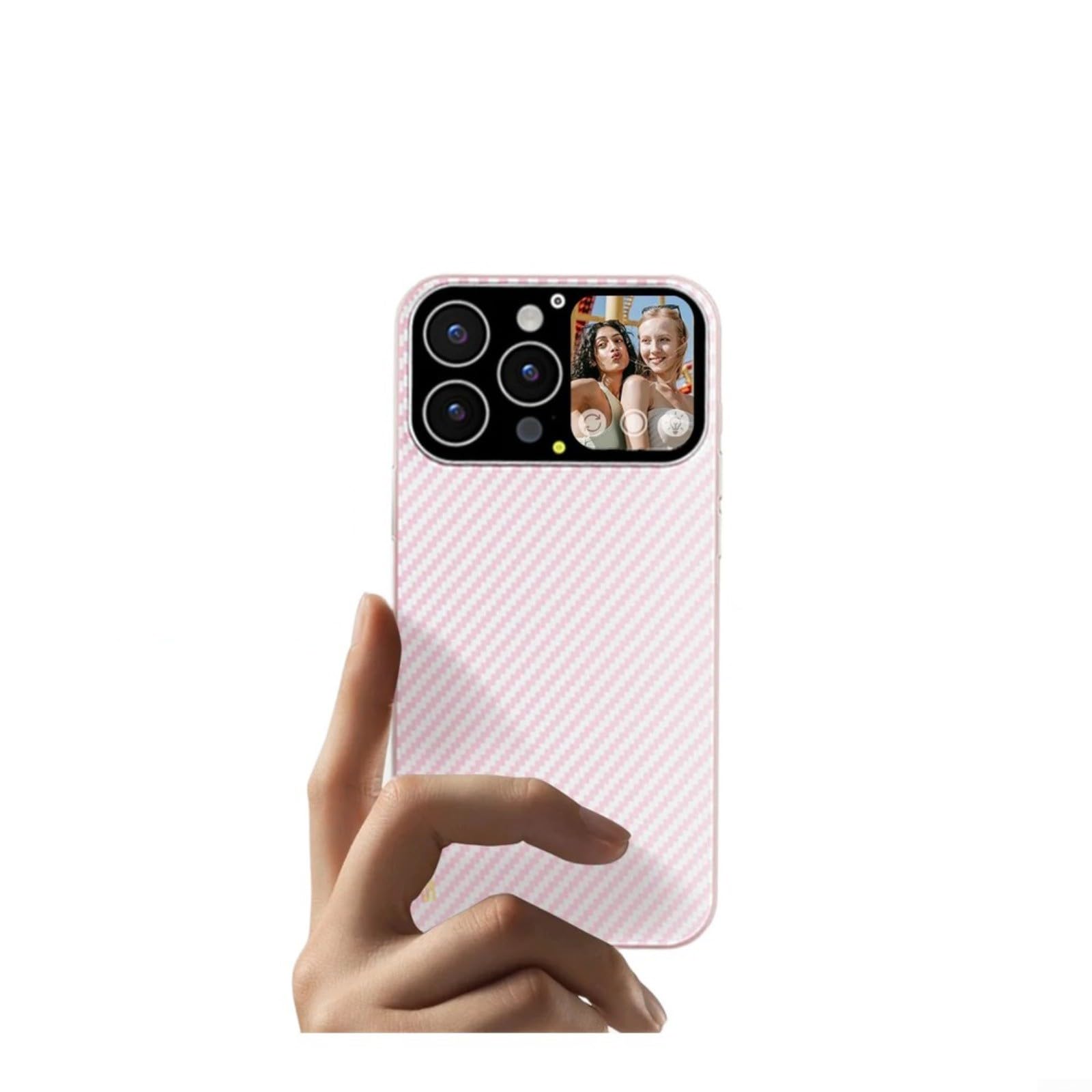 Custodia per smartphone per iPhone 16/15/14/13Pro: per schermo personalizzato, Push & More!(E)