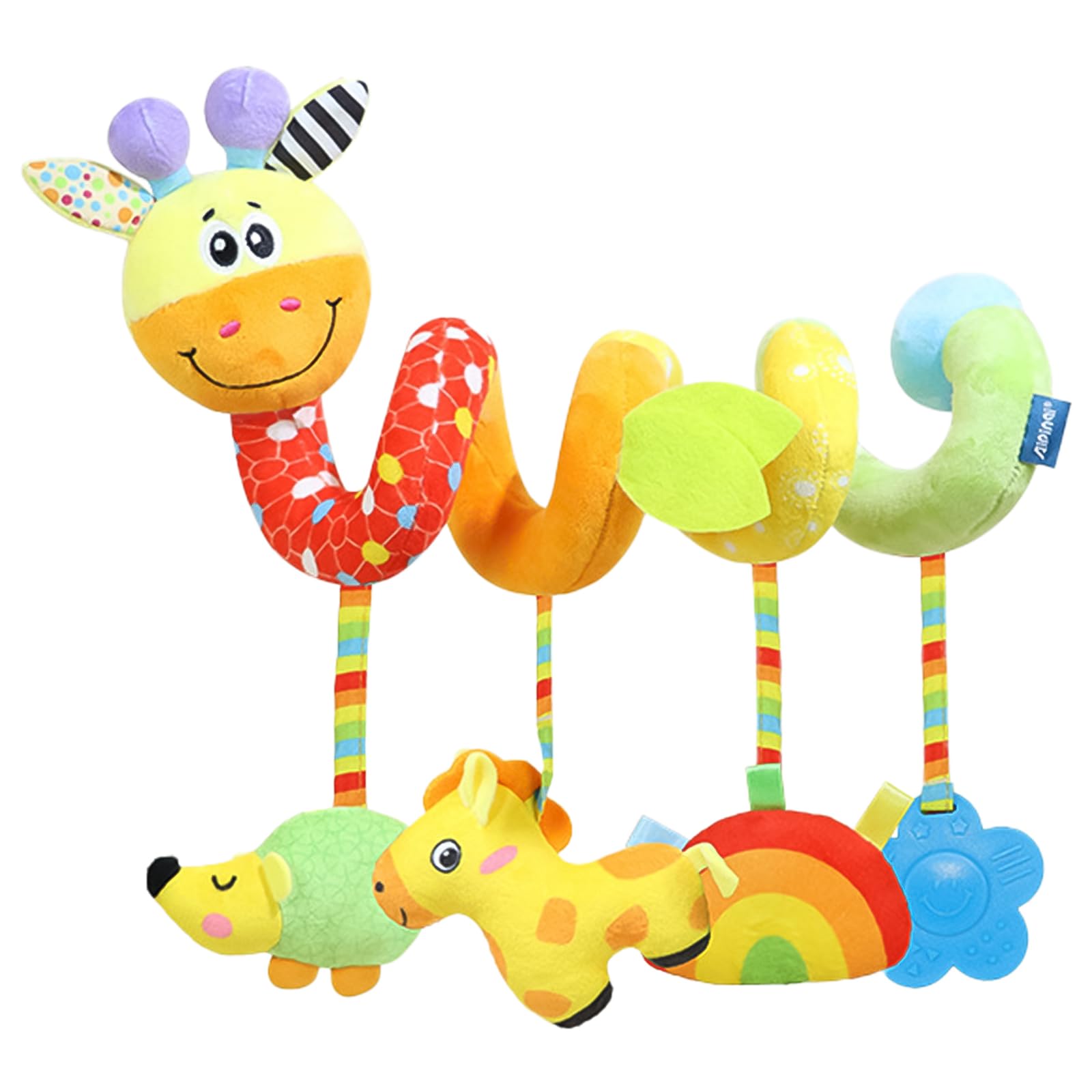 Spiral Pram Toys for Babies 0-6 Months, Pushchair/Car Seat/Crib Toys for babies 0-3 Months, Newborn Early Learning Hanging Sensory Toys for Babies 0-12 Months Boys Girls