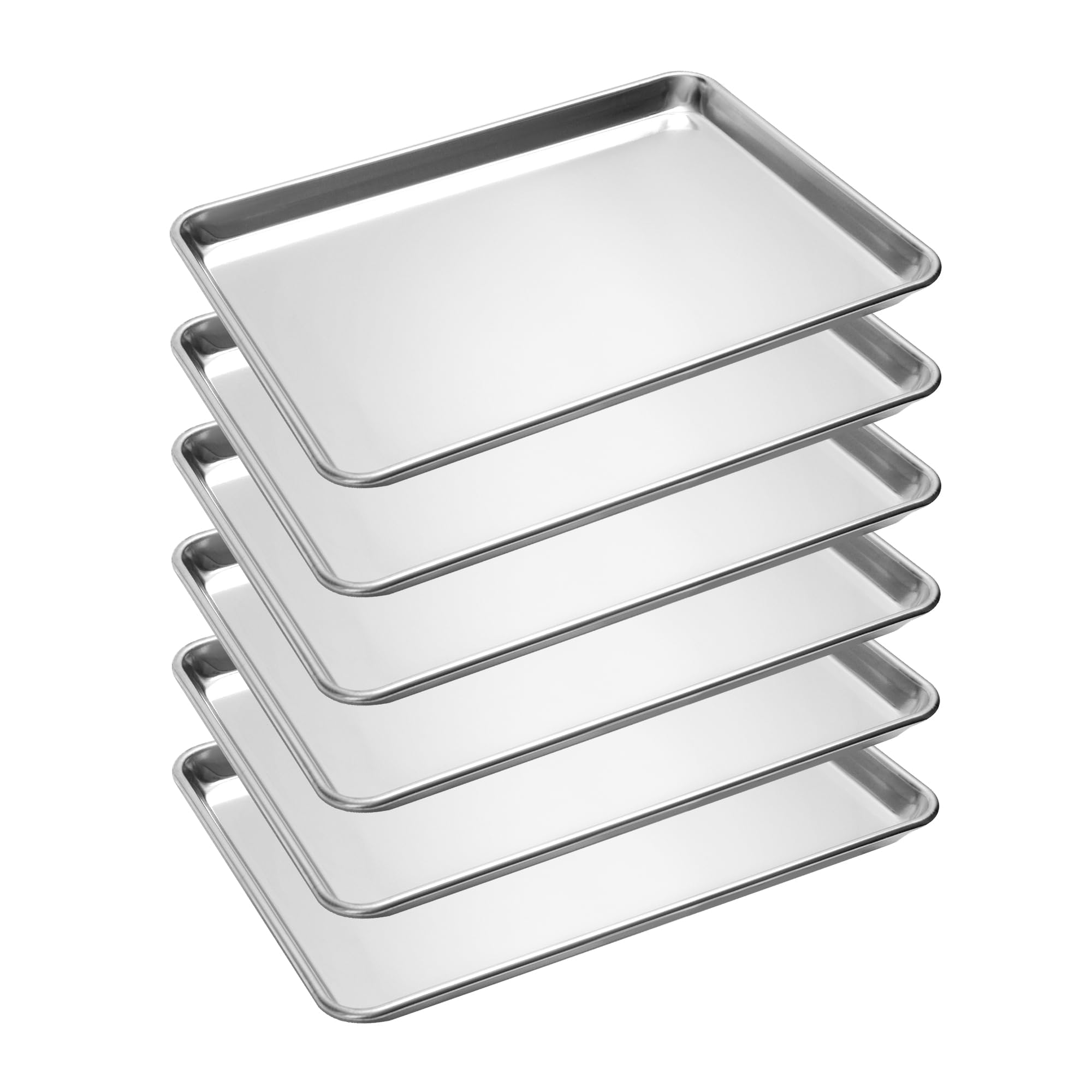 FSUON 6 Pack Half Sheet Pan