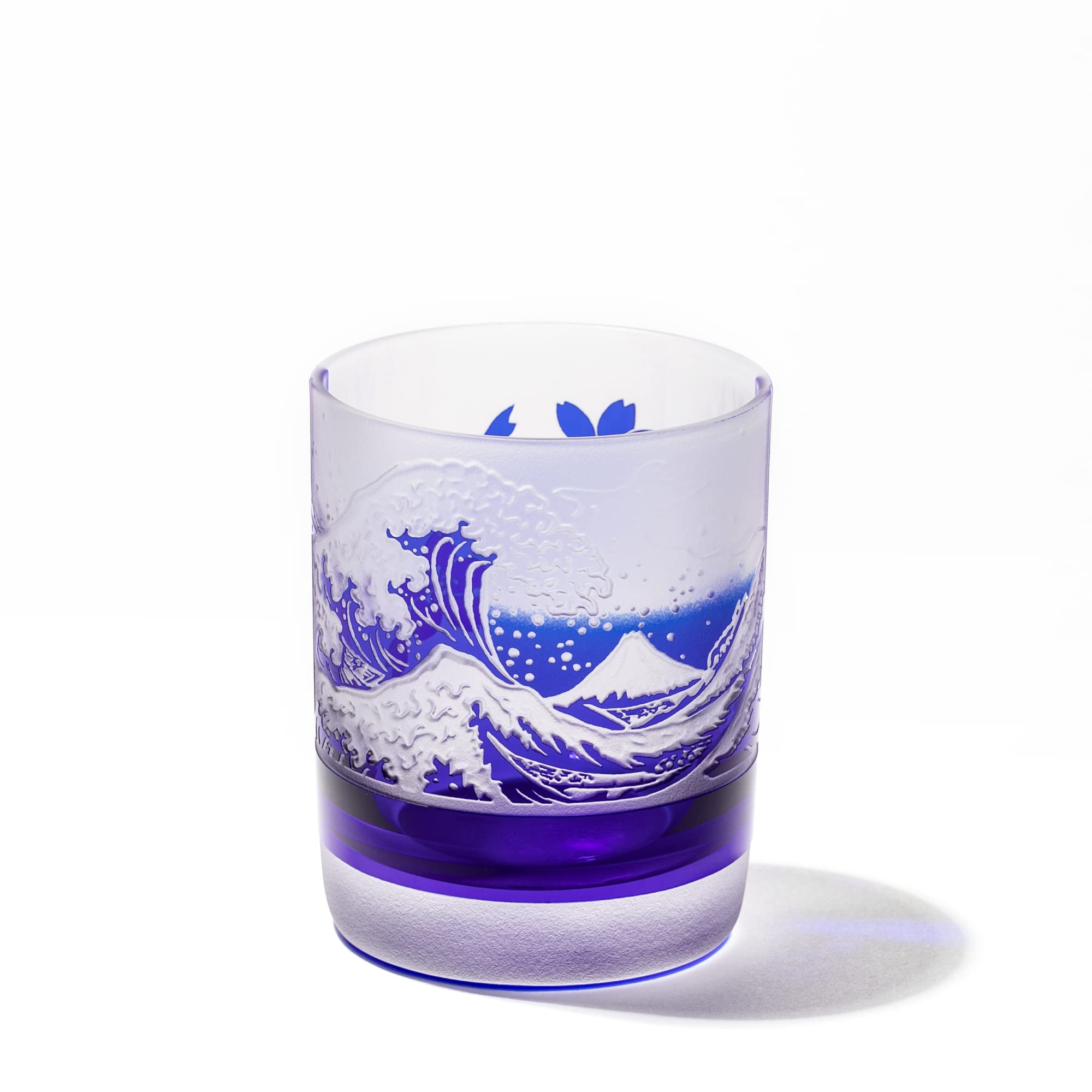Edo Glass TB015-206B Wavefuji Cherry Blossoms, Old Glass (Loli) TB015-206B, Comes in a Cosmetic Box, Made in Japan, 6th Birthday Celebration, Old Birthday Celebration, Wedding Celebration, Promotion C