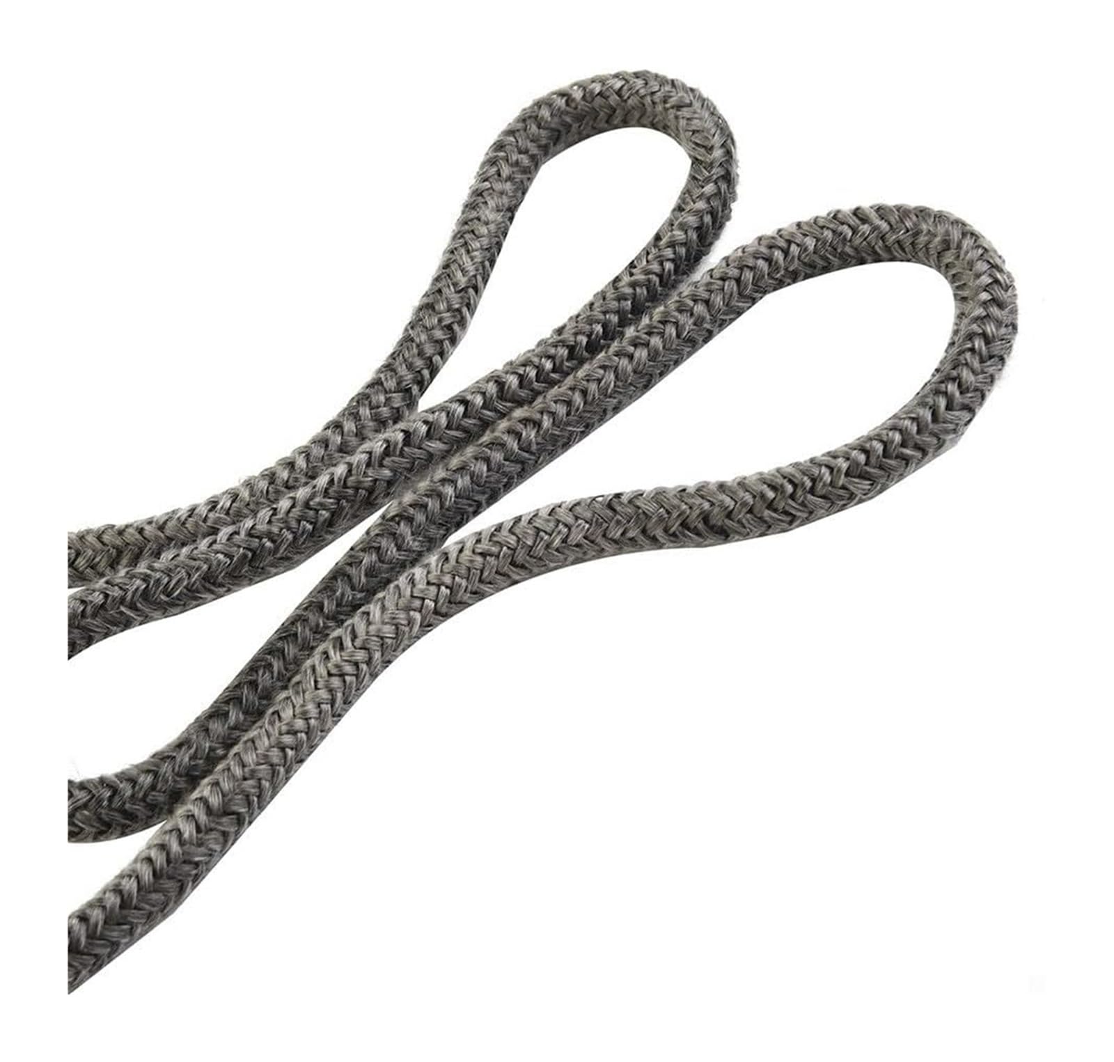 Corda resistente al calore, Guarnizione for porta della stufa a legna in corda di fibra vetro nera 6-8 mm diametro 2 m lunghezza(8mm)