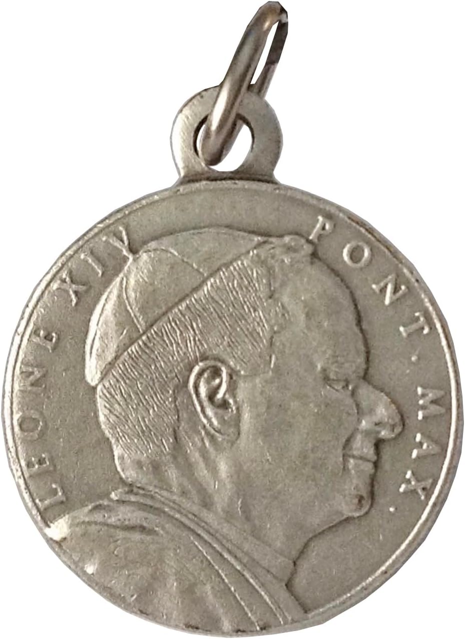 MEDAL OF POPE LEO XIV° (POPE PREVOST) / SAINT PETER' S SQUARE IN ROME - 100% MADE IN ITALY