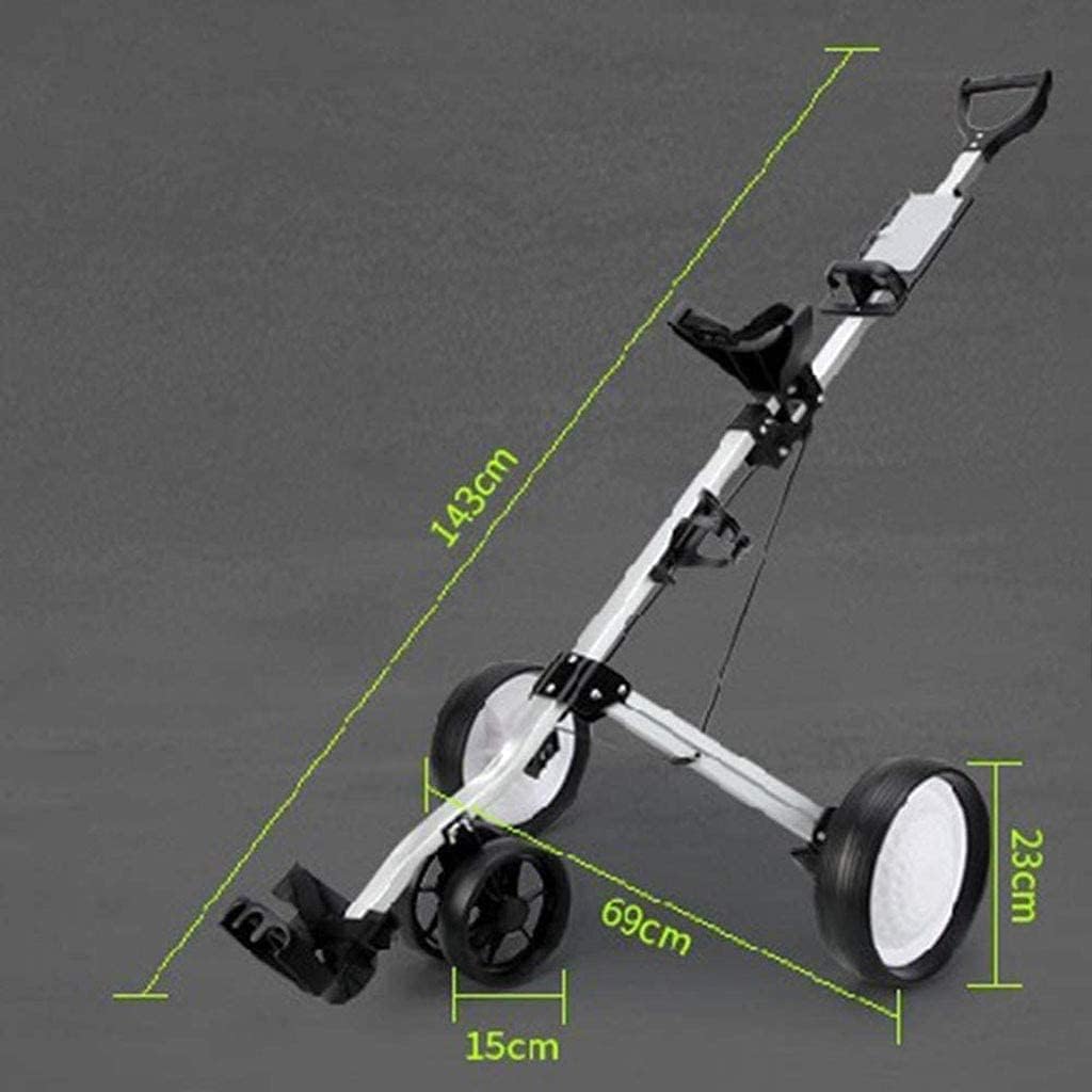 Carrello da Golf Portatile Pieghevole Carrello Leggero Carrello da Allenamento Sportivo Forniture for Attrezzi da Campo da Golf Carrello Compatto da Traino