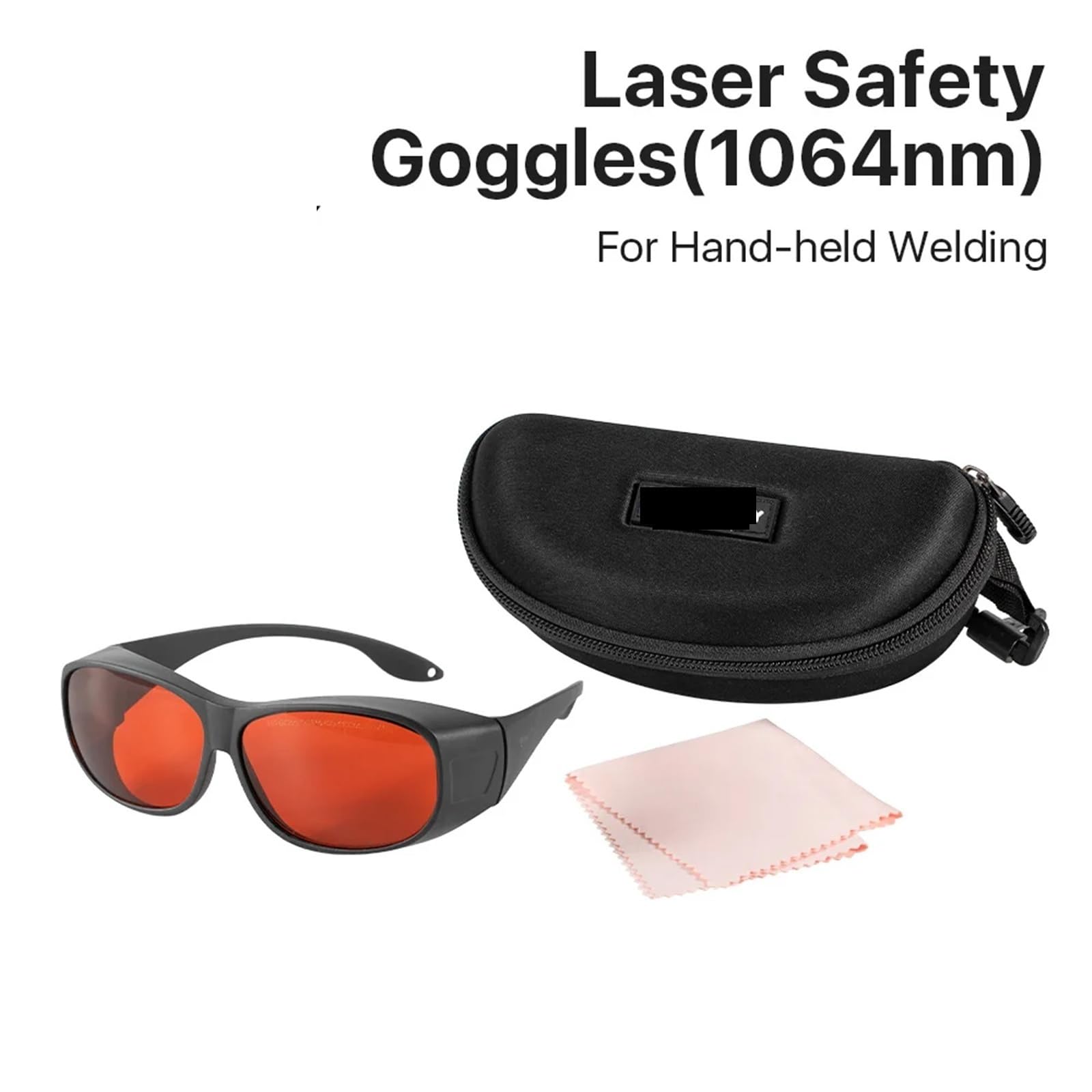OD7+ Handschweißerschutzbrille 355 nm 450 532 1064 Schutzbrille mit Schutzschild