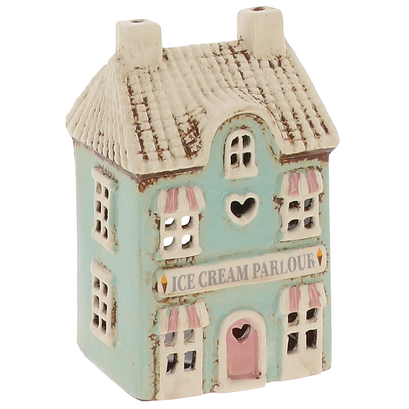 Shudehill Giftware Village Pottery Ice Cream Parlour Tealight Holder