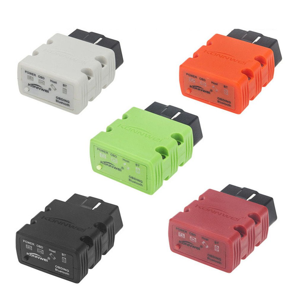 Konwei KW902 Escáner OBD2 Bluetooth Mini | Diagnóstico Para Coche | Compatible Con Android Y Windows PC | Lee Y Borra Códigos De Fallo | Apaga Luz Check Engine