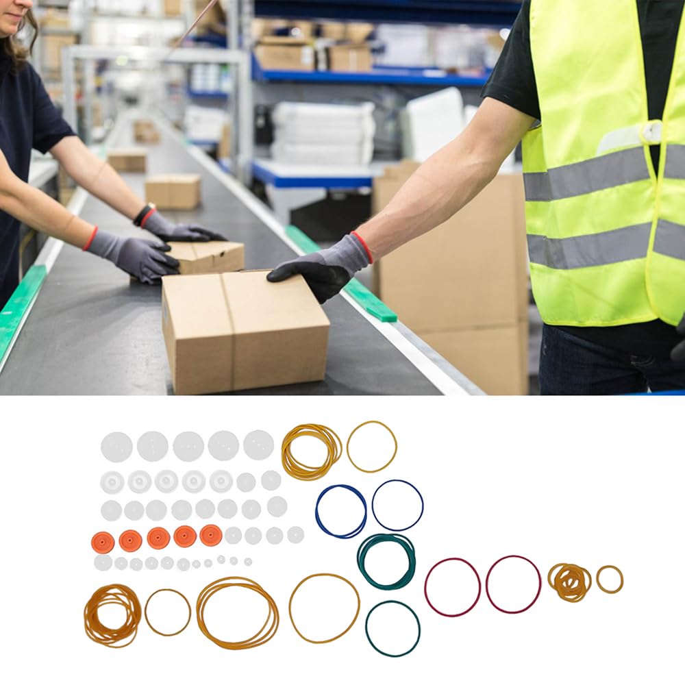 Zestaw 84 pulegge per cinghia di trasmissione 2 mm plastica