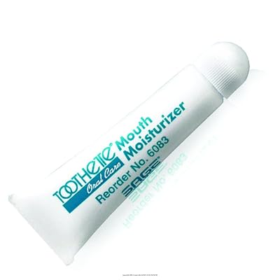 Toothette Oral Care Mouth Moisturizer with Vitamin E and Coconut Oil - Pack of 5 tubes (0.5 oz. each)