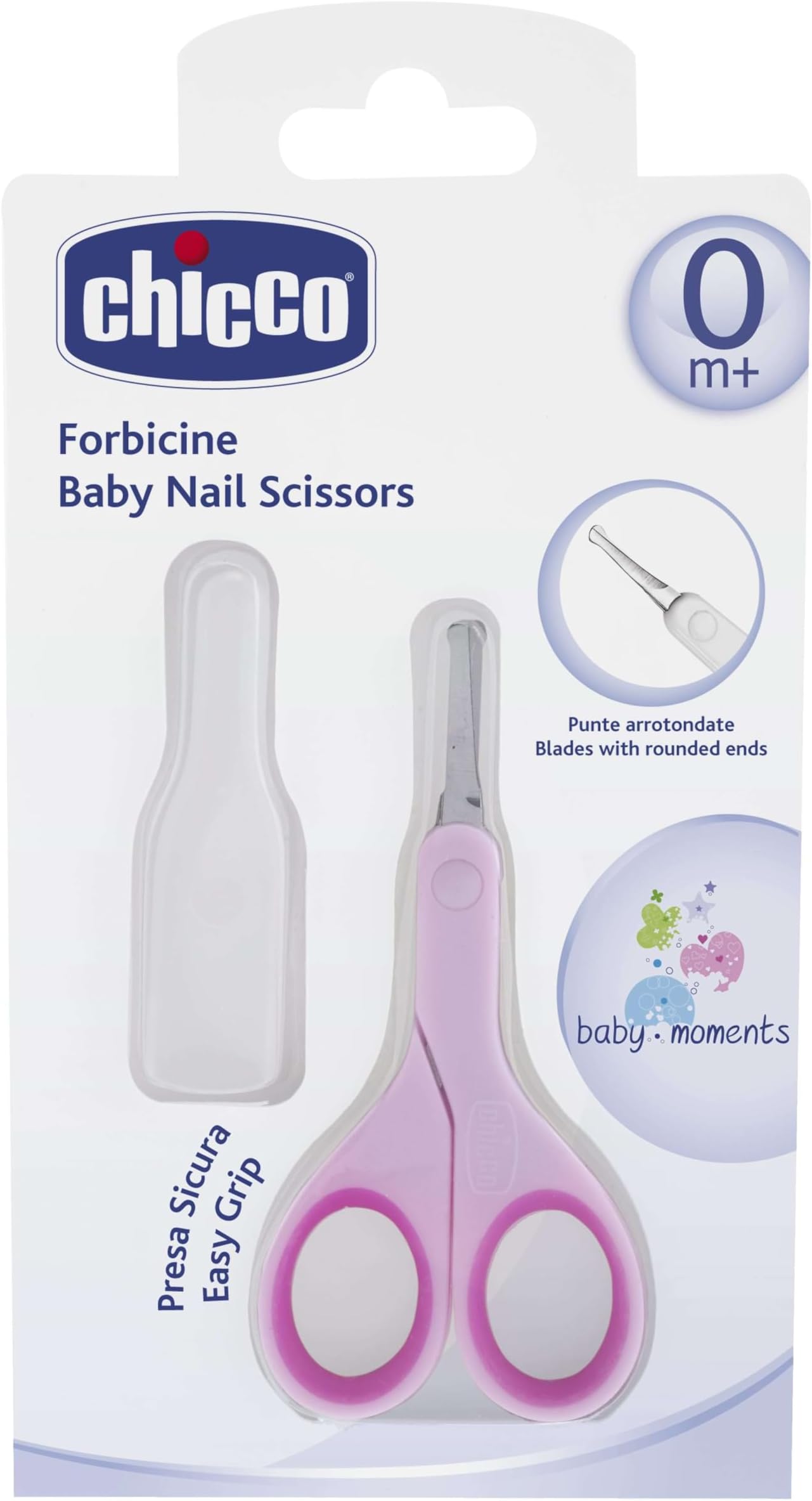 Baby Nail Scissors, Pink (0m+)
