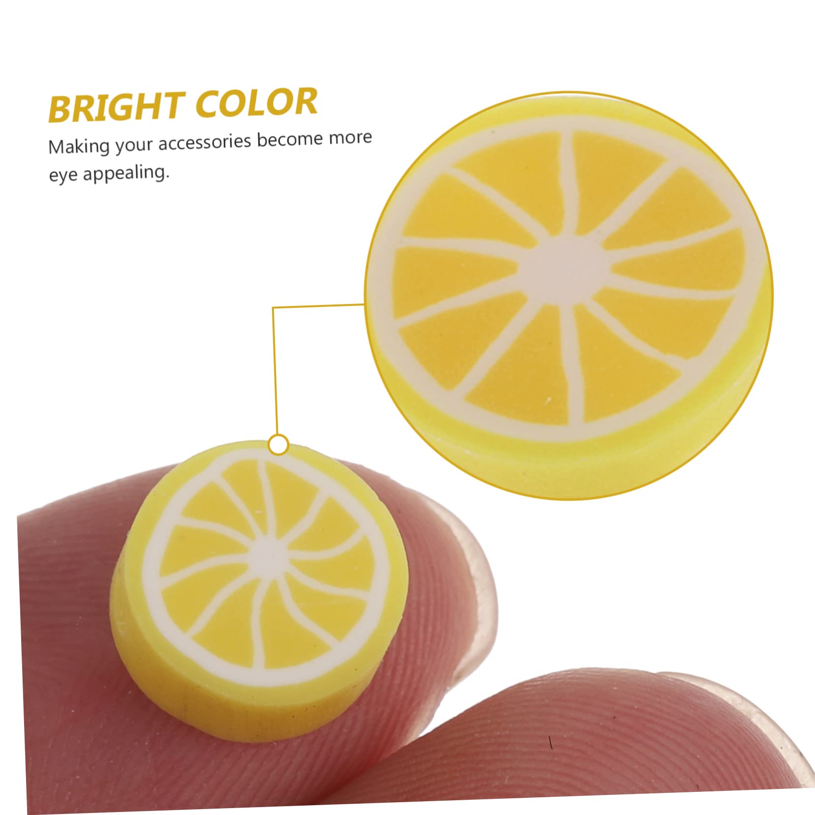 200 Cuentas de Arcilla Polimérica DIY para Pulseras Cuentas Sueltas Decorativas Formato Fruta para Manualidades y Joyería de Bricolaje