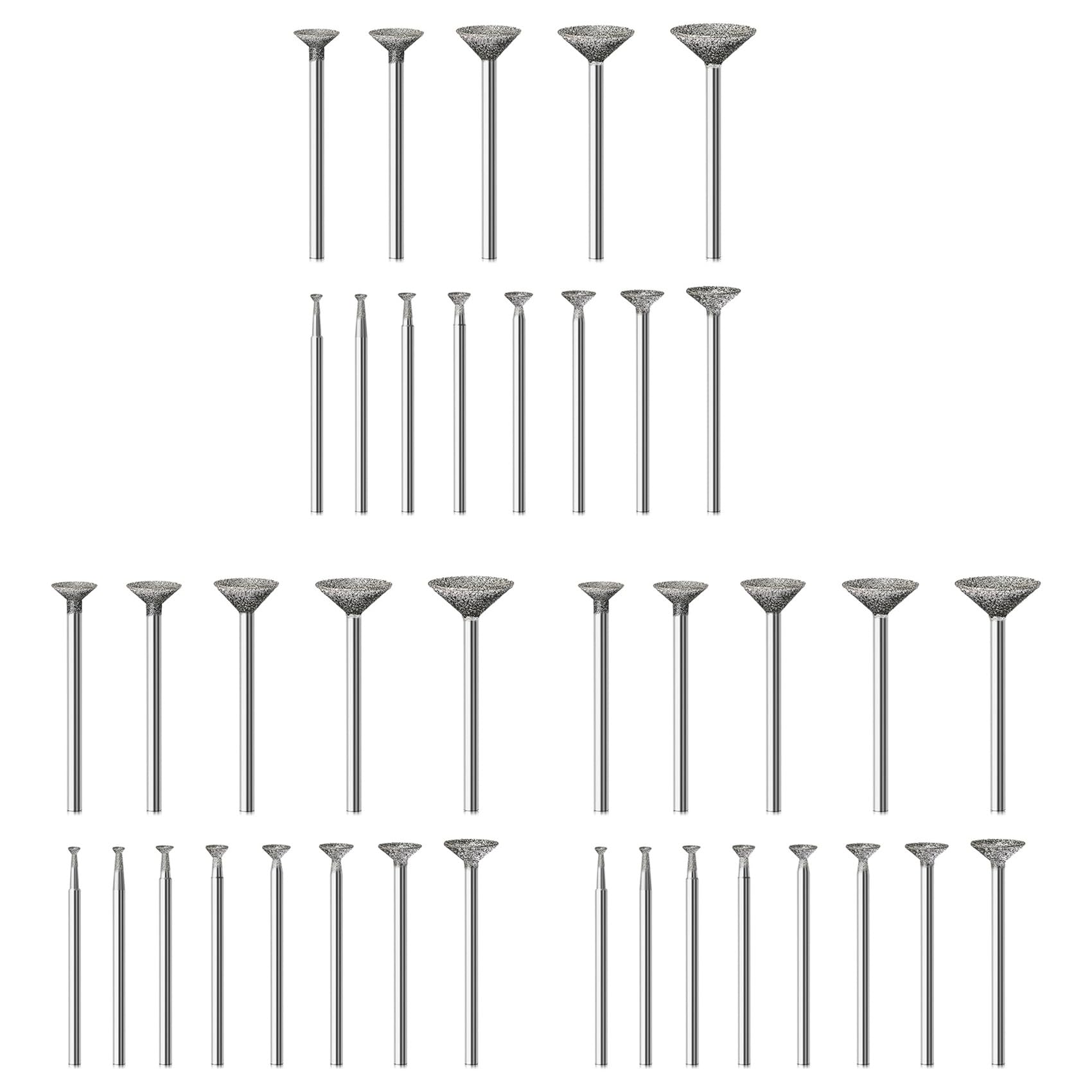 Jnchdghwa As Shown Stone Carving Set Burr Bits Compatible With For, 39Pcs Polishing Kits Rotary Tools Accessories