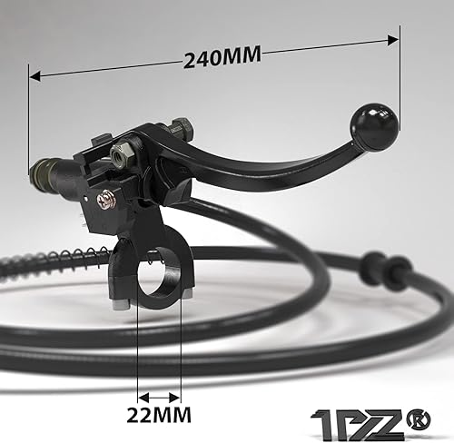 Miniatura 3 de 1PZ BB1-CE2 - Pinza de cilindro maestro de freno hidráulico mejorada de 51 pulgadas con pastilla de freno de repuesto para 79cc 97cc 2.8HP Baja