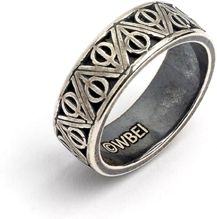 Anillo Deathly Hallows Harry Potter plata