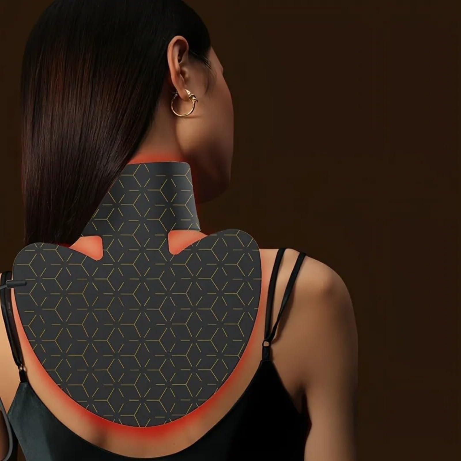 Maschera viso e collo a LED per terapia della luce rossa, anti-invecchiamento, rassodante e antirughe, con timer ricaricabile, adatta per tutti i tipi di pelle a casa e spa