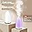 URPOWER Essential Oil Diffuser with 7 LED Color Changing Lights, Timer & Auto-Off - Ultrasonic Aromatherapy Fragrant Oil Humidifier Vaporizer Scent Diffusers for Home, Bedroom, Office, Yoga