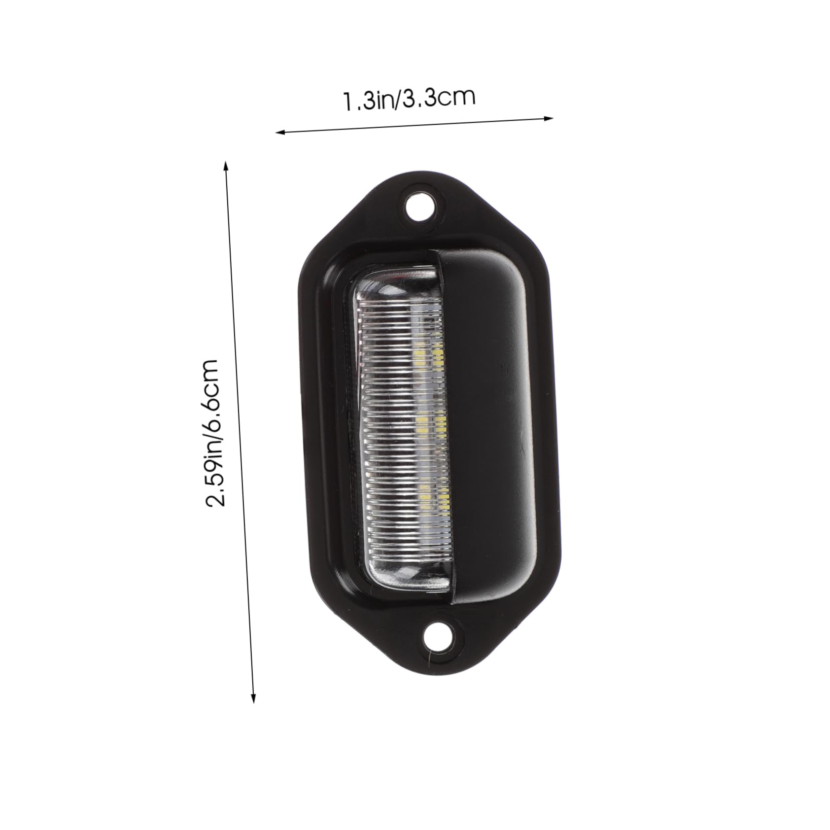 SHERCHPRY 2piezas Luz Led De Matrícula Para Remolque Lámpara Trasera De Placas De Vehículos Compatible Camiones y Trailers Instalación Consumo Energético