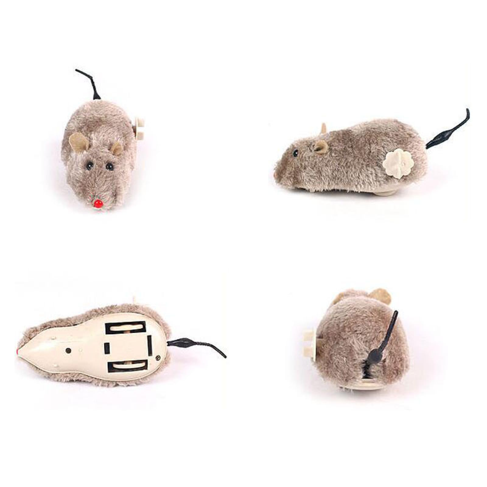 Juguetes para Gatos, Juguetes for Gatos con Mecanismo de Resorte, Peluche ratón, Juguete Interactivo for Mascotas, 4 Unidades