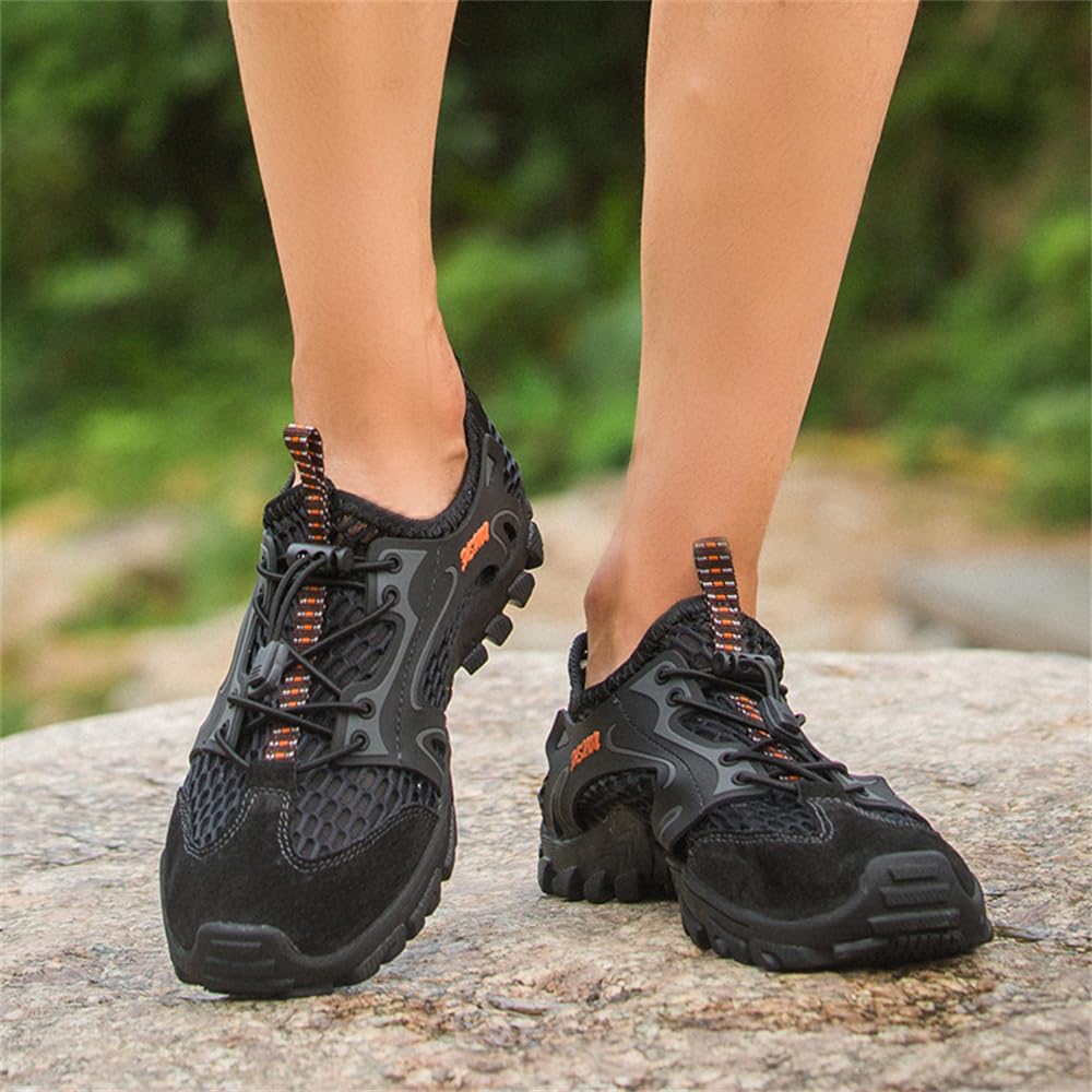 Scarpe da Trekking Arrampicata Uomo Sandali Sportivi Estivi Mesh Pescatore All'aperto Acqua Sandali da Mare Escursionismo Traspiranti e Leggero Asciugatura Rapida