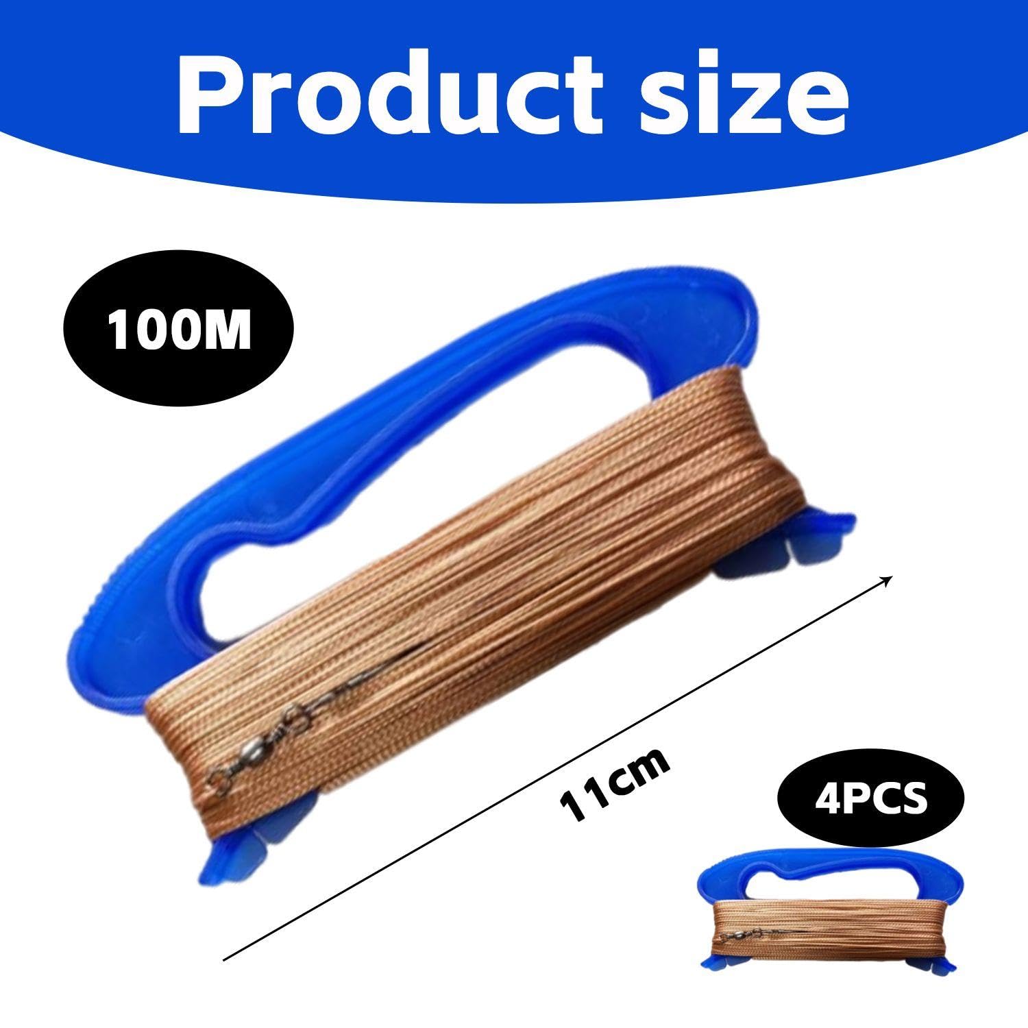 Planches De Ligne De Cerf-Volant 4 Pièces, Ligne De Cerf-Volant De 100 Mètres, Outils De Vol De Cerf-Volant, Accessoires De Cerf-Volant, Ligne De Cerf-Volant Durable