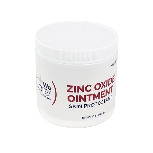 Miniatura 4 de Dynarex Ungüento de óxido de zinc, ungüento protector para la piel, calma, previene y alivia la piel agrietada y la irritación, blanco, 12 frascos