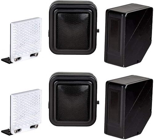 Seco-Larm E-931CS22RFCQ Sistema de alerta de entrada inalámbrico (paquete de 2) para monitorear una entrada o usar como indicador de entrada, rango