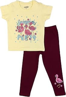 زيركون طقم بيجامة صيفية للبنات 7246_2-5 سنوات