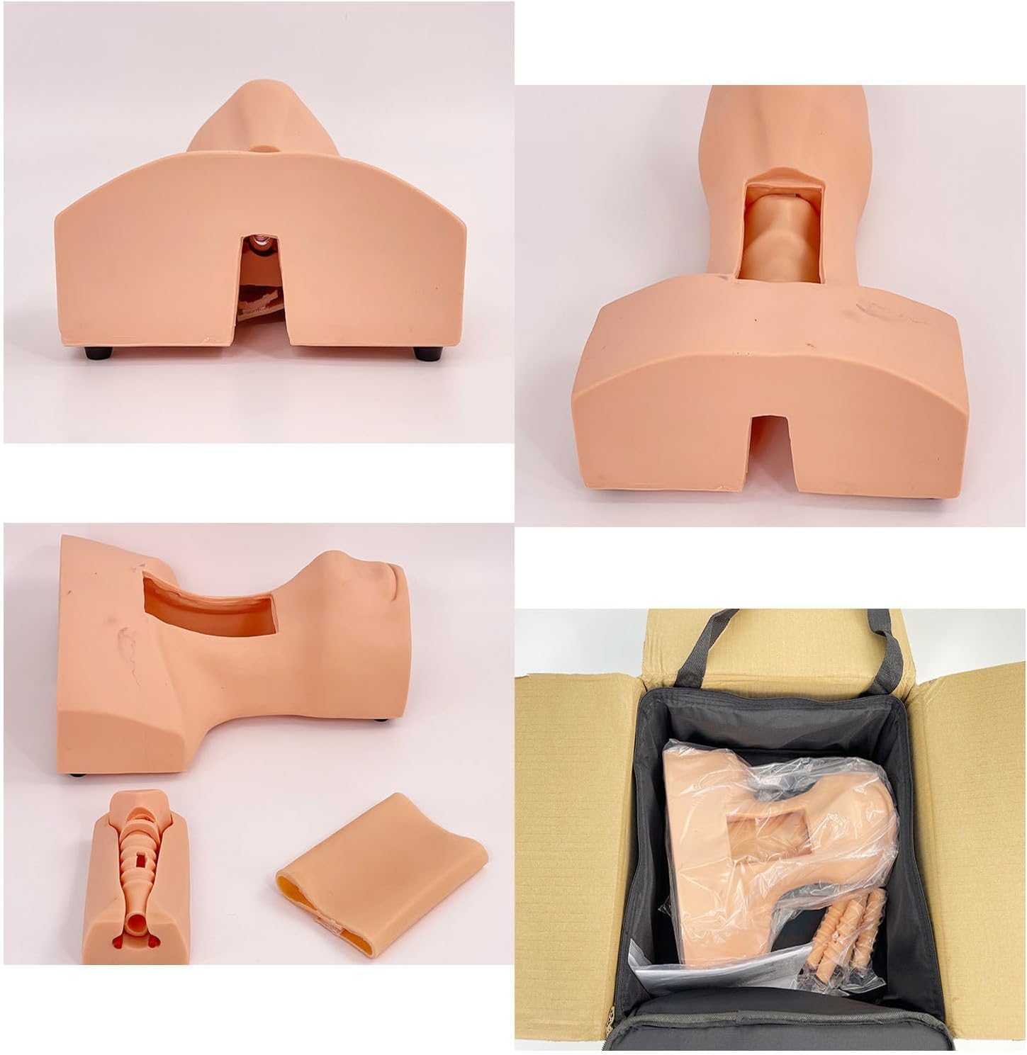 Tracheostomy Simulator Model, PVC Cricothyrotomy Training Manikin,Tracheotomy Care Simulator Mode for Hospitals, Schools, Research Centre