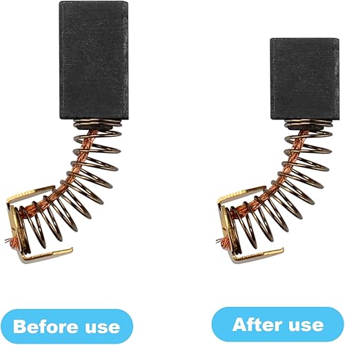Miniatura 7 de Cepillo de motor de carbono 089006017092 (2 piezas) se adapta a Ridgid Ryobi azulejosierra ingletadora cepillo motor R4040 TS1344 TS1345