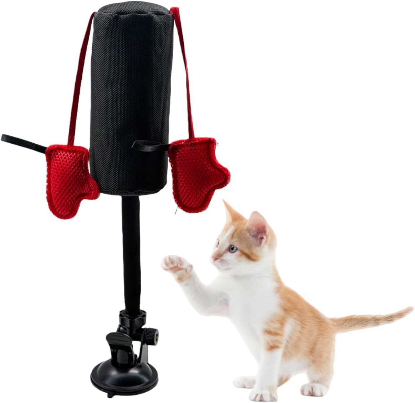 Jinbaoer Cat Punching Bag Toy, Funny Interactive Cats Toys With Gloves Interactive Kitten Boxing Toys Creative Pet toys