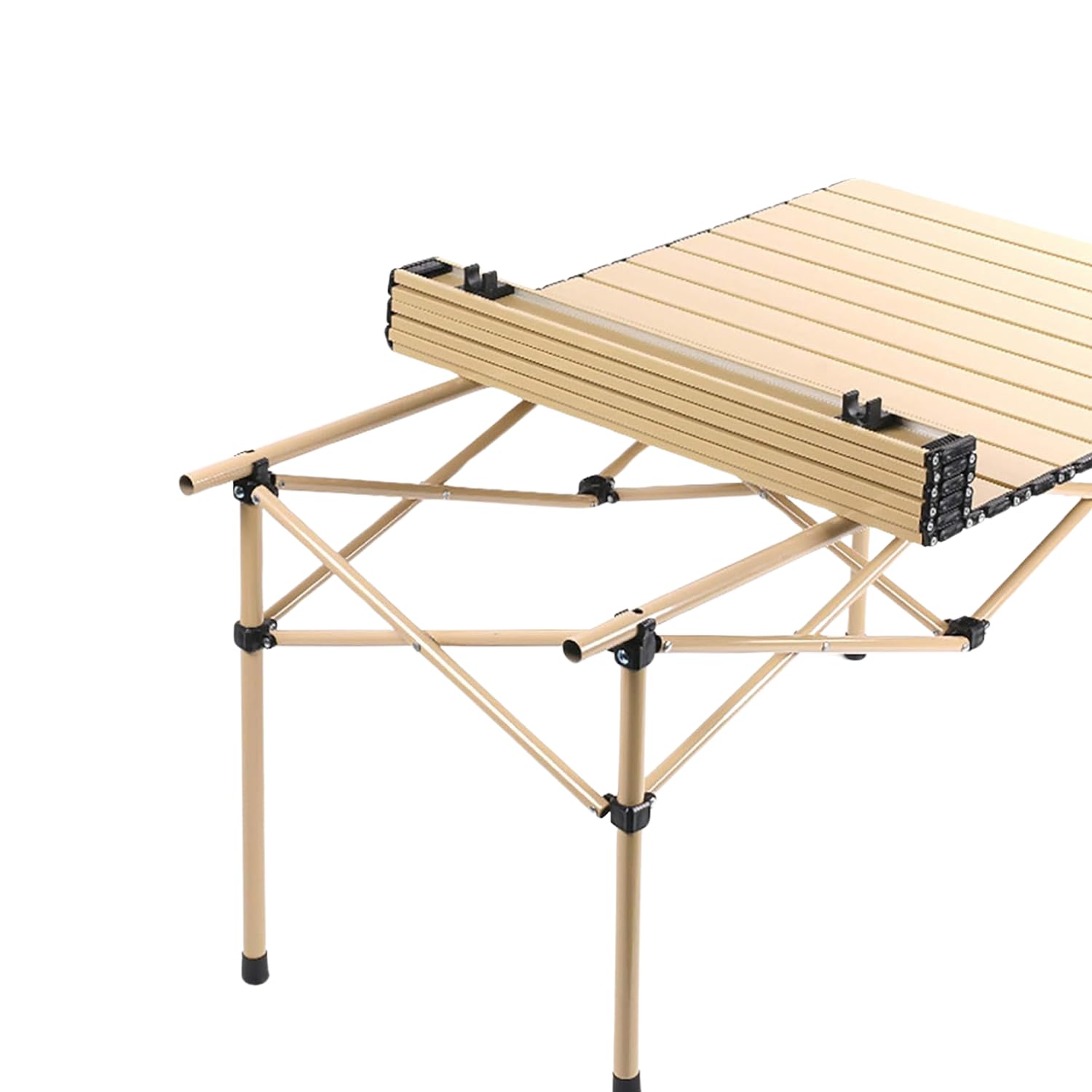 Tavolino Pieghevole Salvaspazio Piccolo Tavolo Alluminio Dimensioni 50 x 50 x 51 cm Portatile Richiudibile Campeggio Picnic Balcone Spiaggia Casa Interni Esterni