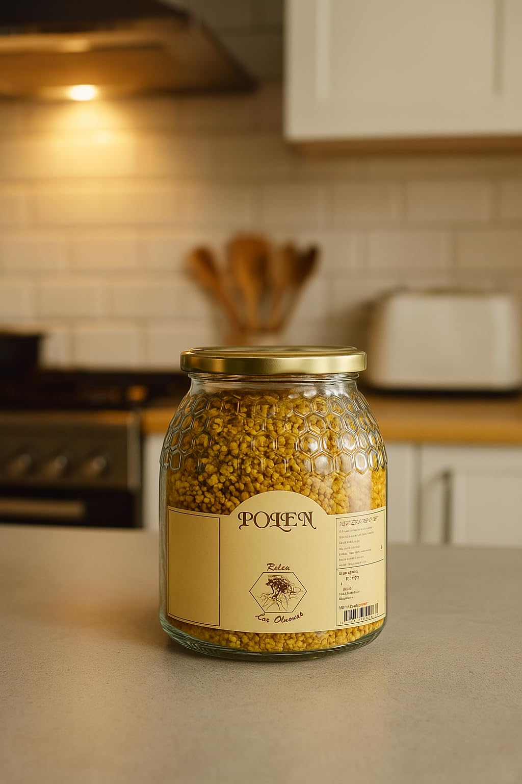Polen de Abeja natural. Polen Las Obreras 450 grs. Origen España 100%. Pequeño tesoro alimenticio que las abejas extraen de diversas flores. Origen, Cuenca.
