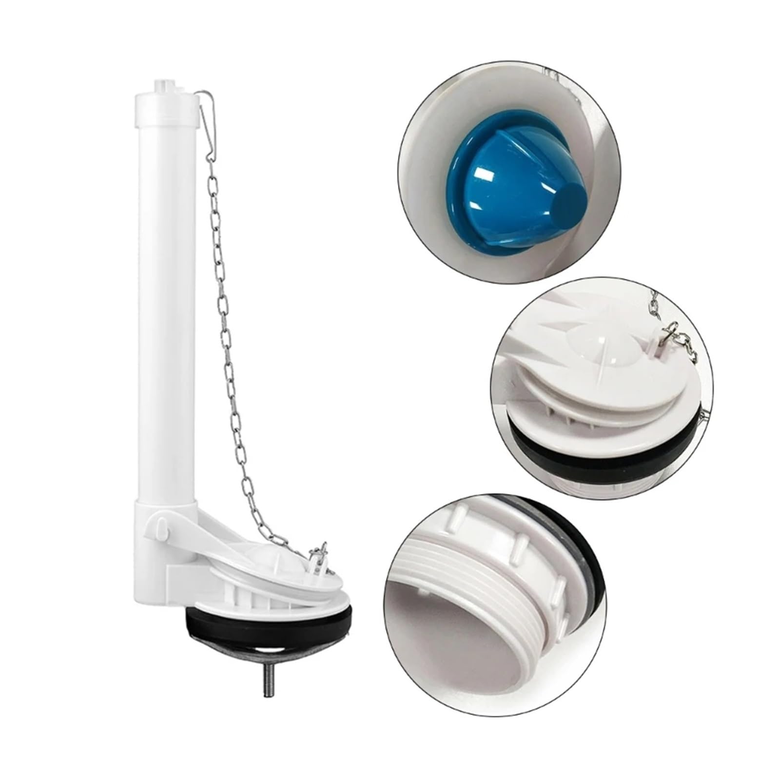 kit de reparación de inodoro, Válvula de llenado de inodoro, botón de descarga de inodoro, flotador de cisterna de inodoro de suministro inferior compacto, válvulas de descarga universales, válvulas u