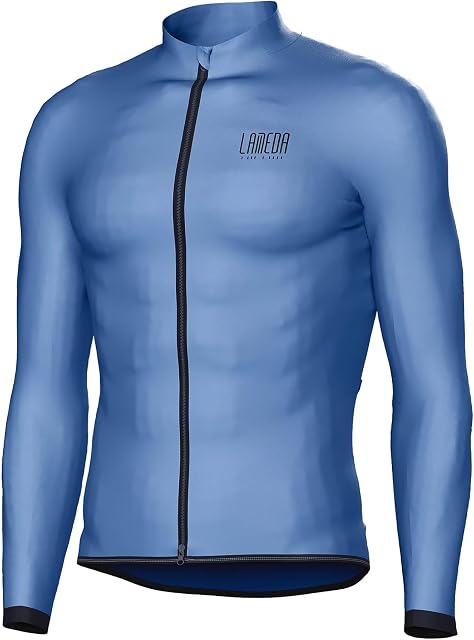 LAMEDA Veste de vélo pour hommes femmes, coupe-vent léger Packable Cyclisme Windbreaker Vestes de vêtements de vélo