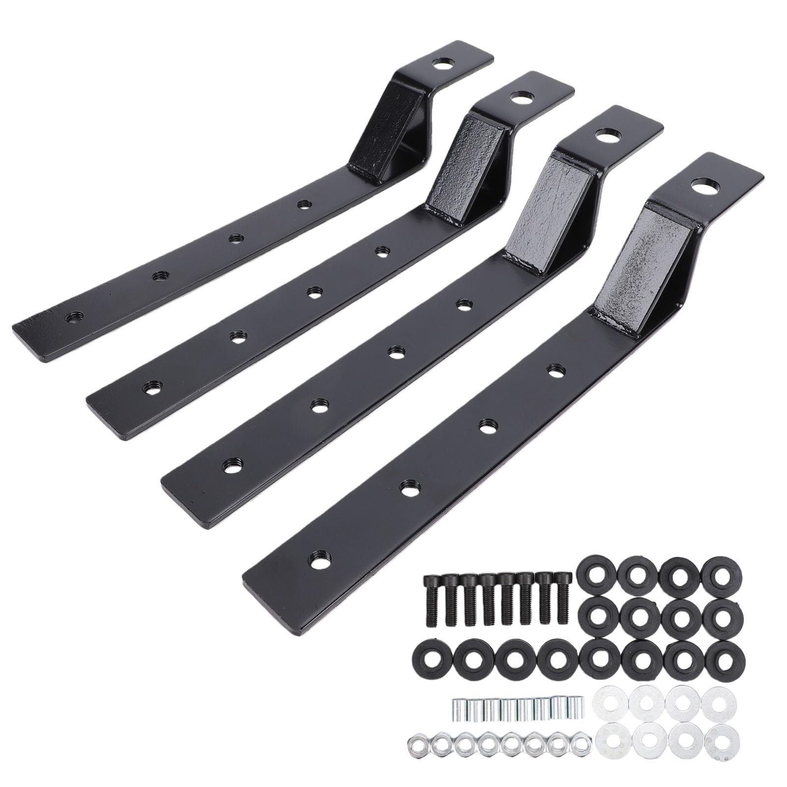 Rosvola Staffa di Montaggio Universale per Borsa Laterale per Moto, Kit di Montaggio Regolabile per Carichi Pesanti, Staffa per Borsa Rigida con vestibilità Universale, Ideale per il Modello Cruiser