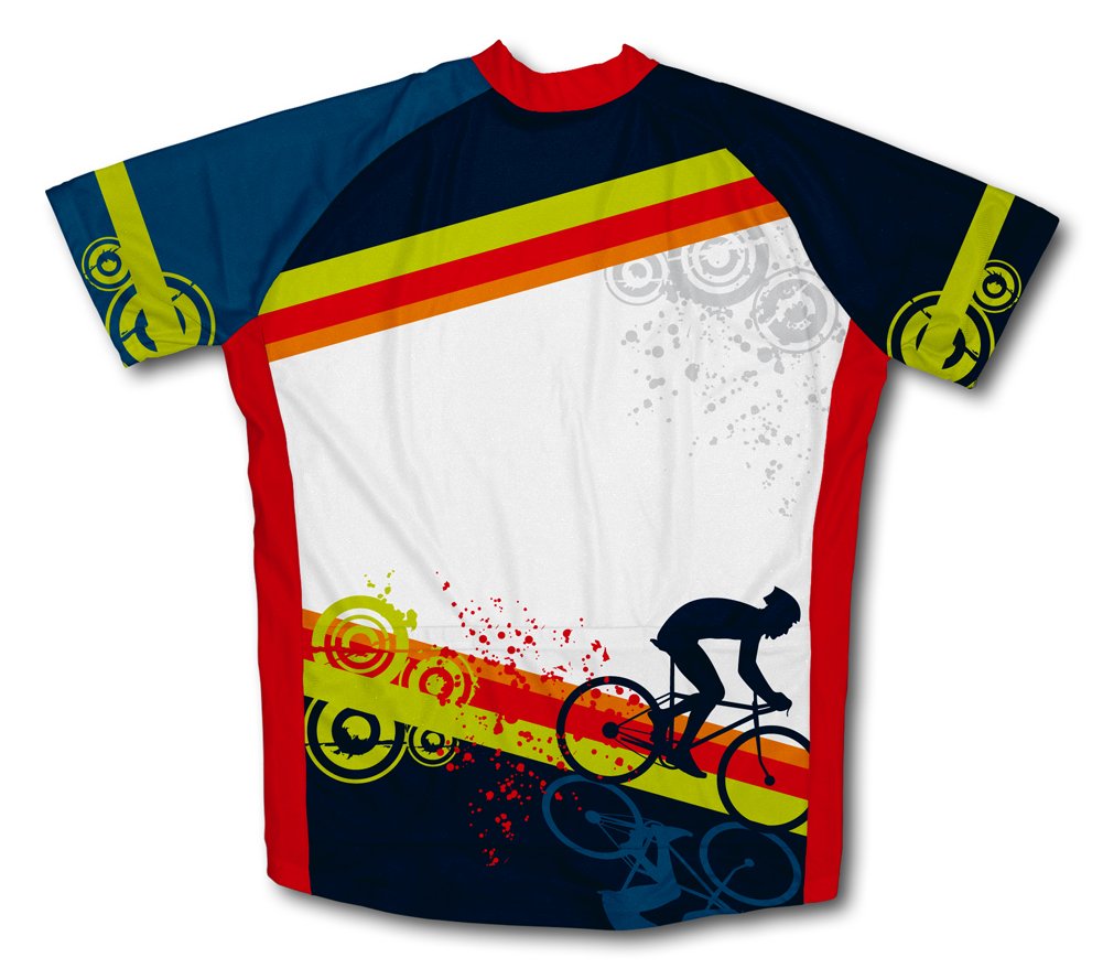 ScudoPro Fearless Biker Short Sleeve Cycling Jersey for Youth - Size S White