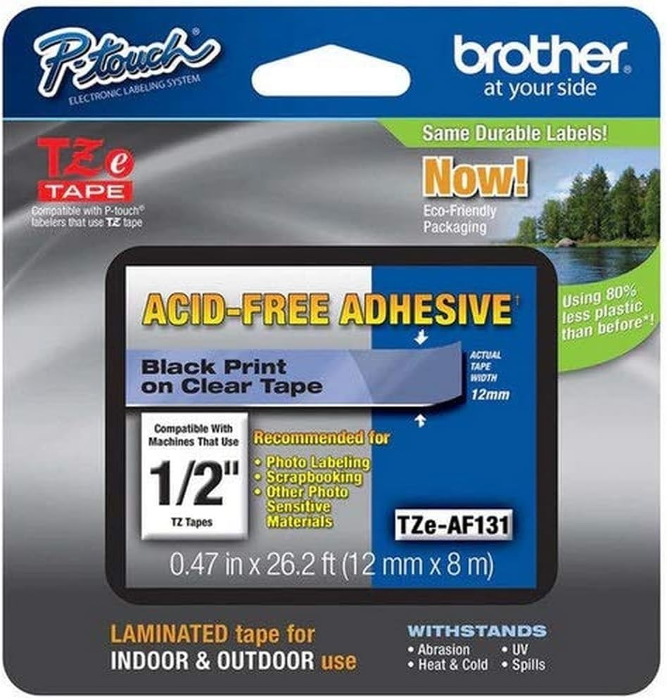 Brother Printer TZeAF131 Acid Free Tape